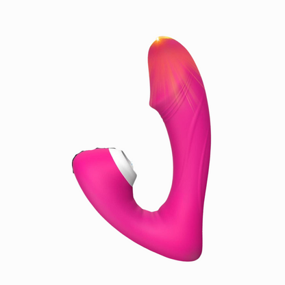 Vibrador con succionador de clitoris