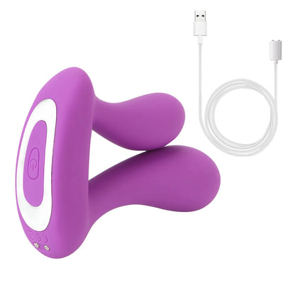 Consolador doble para mujer, vibrador doble para lesbianas, vibrador doble cabeza, vibrador doble penetracion