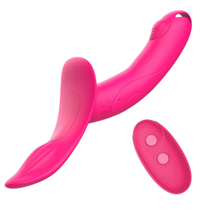 Consolador doble para mujer con arnes, vibrador doble para parejas lesbianas, vibrador doble penetración mujer