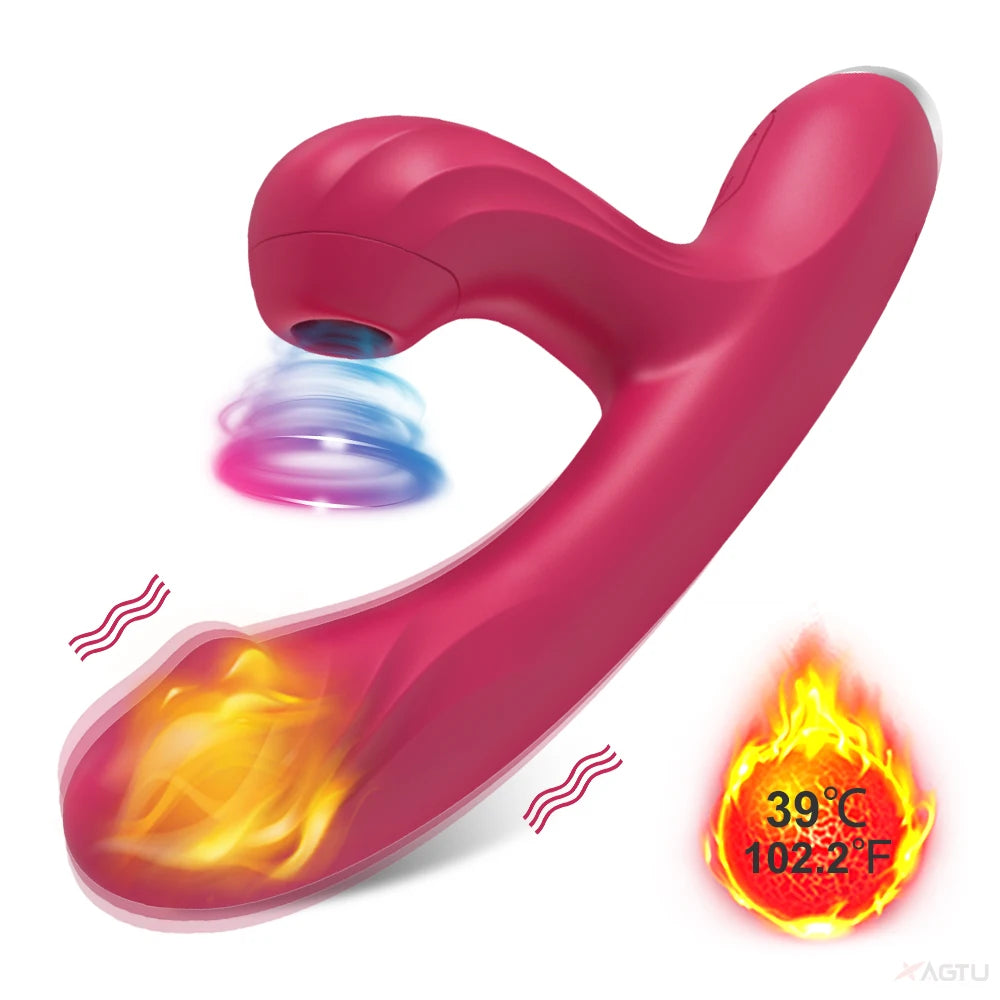 Vibrador con estimulador de clítoris, vibradores con succionador de clitoris, doble motor, punto G potente