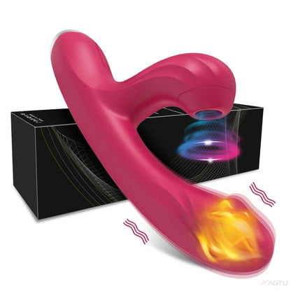 Vibrador con estimulador de clítoris, vibradores con succionador de clitoris, doble motor, punto G potente