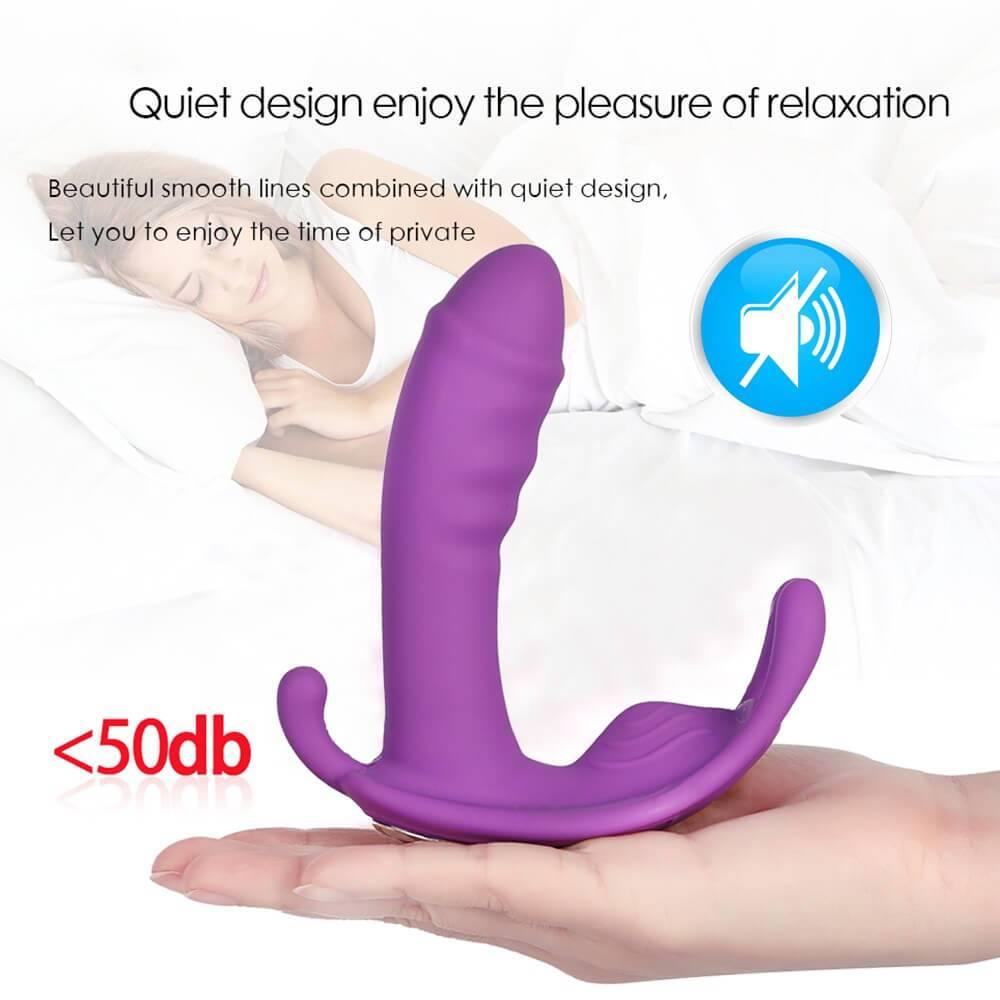 Consolador pequeño con estimulador de clítoris, vibradores pequeño en forma de pene, consoladores en forma de pene con mando a distancia - PARAIRAVENUS.COM