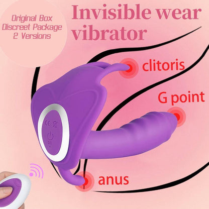 Consolador pequeño con estimulador de clítoris, vibradores pequeño en forma de pene, consoladores en forma de pene con mando a distancia - PARAIRAVENUS.COM