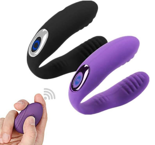 Vibrador de pareja con control remoto, vibrador lujoso para usar en pareja con mando a distancia - PARAIRAVENUS.COM