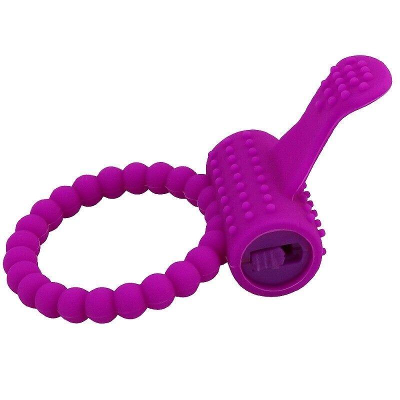 Anillo retardador de eyaculacion con vibrador, anillo para pene con masajeador de clitoris - PARAIRAVENUS.COM