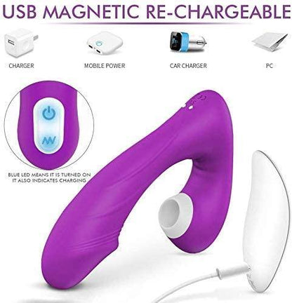 Satisfayer con succionador de clítoris femenino, vibrador con control remoto - PARAIRAVENUS.COM