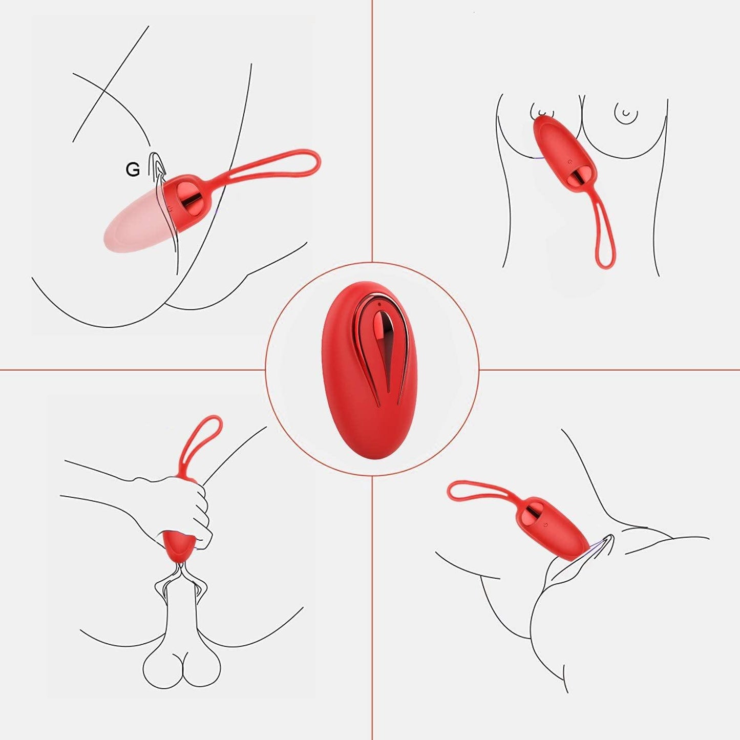 Masajeador vaginal portatil con control remoto - PARAIRAVENUS.COM