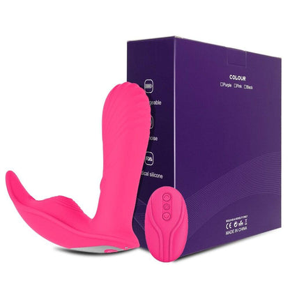 Consolador pequeño con estimulador de clítoris, vibradores pequeño en forma de pene, consoladores en forma de pene con mando a distancia - PARAIRAVENUS.COM