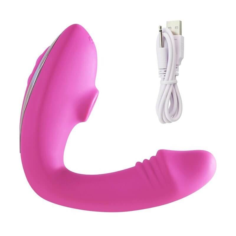 Vibradores con succión de clitoris, consolador con estimulador del punto G - PARAIRAVENUS.COM