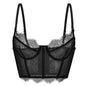 Sujetador moldeador Bralette bordado correa de hombro ajustable - PARAIRAVENUS.COM