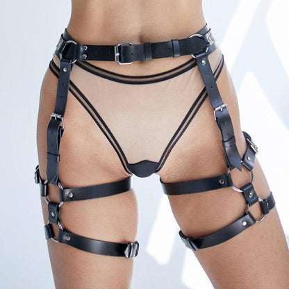 Cinturón de Bondage de cuero sensual - PARAIRAVENUS.COM