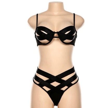 Conjunto de lencería transparente Sexy - PARAIRAVENUS.COM