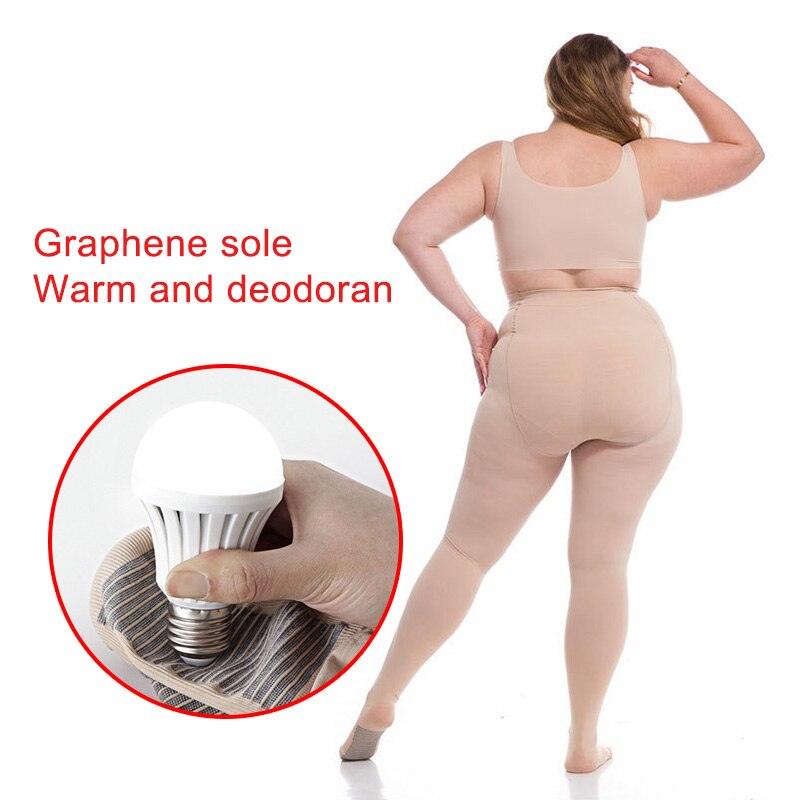 Pantimedias de grafeno de talla grande para mujer - PARAIRAVENUS.COM