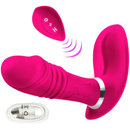 Bragas vibradoras con control remoto y estimulador de clítoris, consolador sexual para mujeres con vibrador control remoto - PARAIRAVENUS.COM