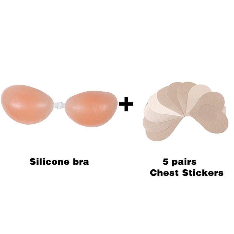 Sujetador de Silicona Invisible Funda para Pezones sin Tirantes - PARAIRAVENUS.COM