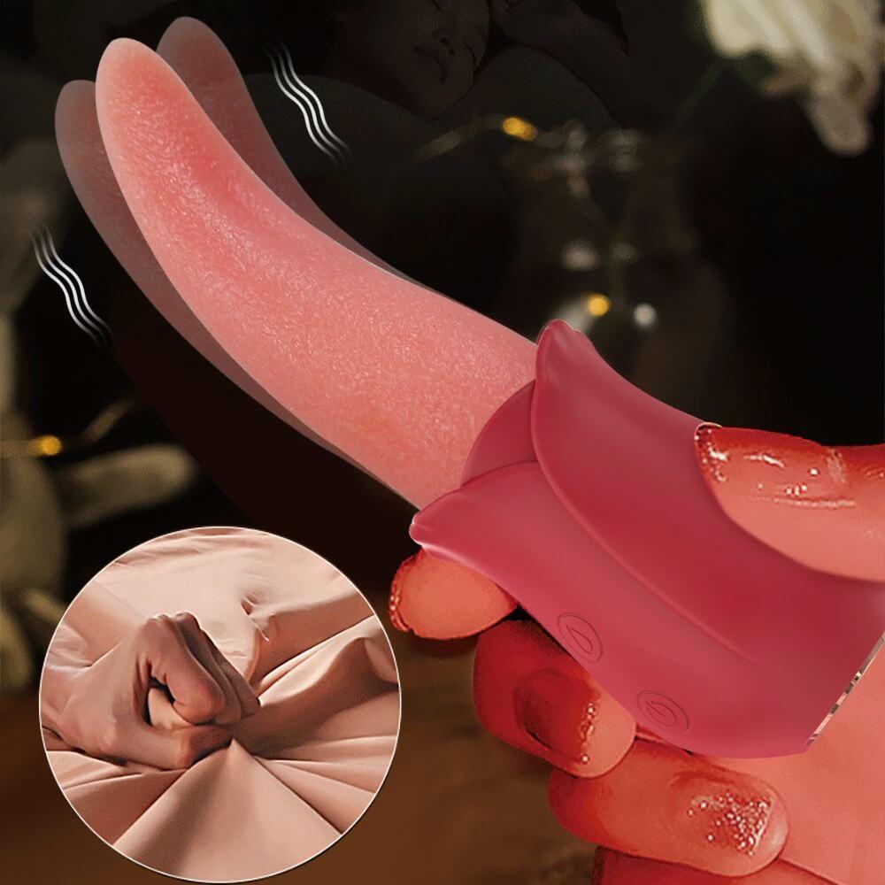 Lengua vibradora para clítoris, consolador con lengua para el clítoris, satisfyer con lengua - PARAIRAVENUS.COM