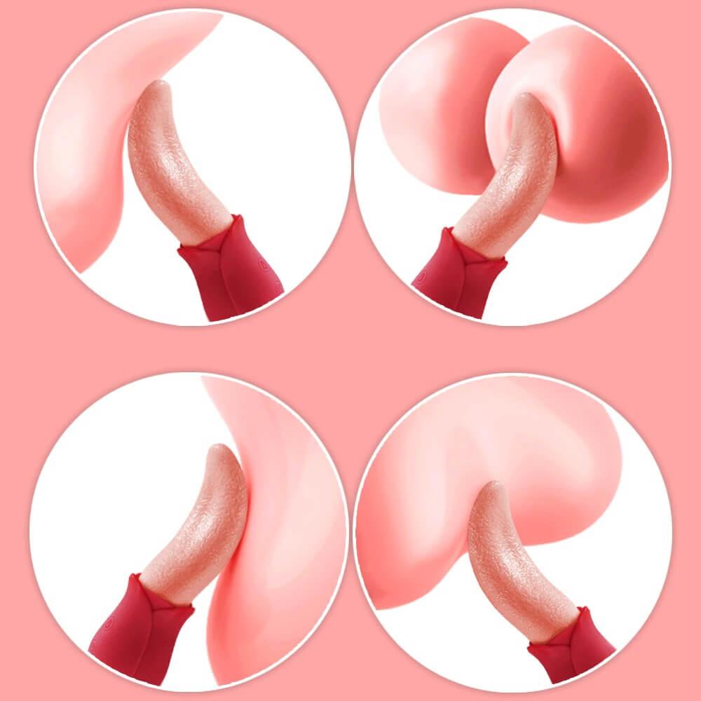 Lengua vibradora para clítoris, consolador con lengua para el clítoris, satisfyer con lengua - PARAIRAVENUS.COM