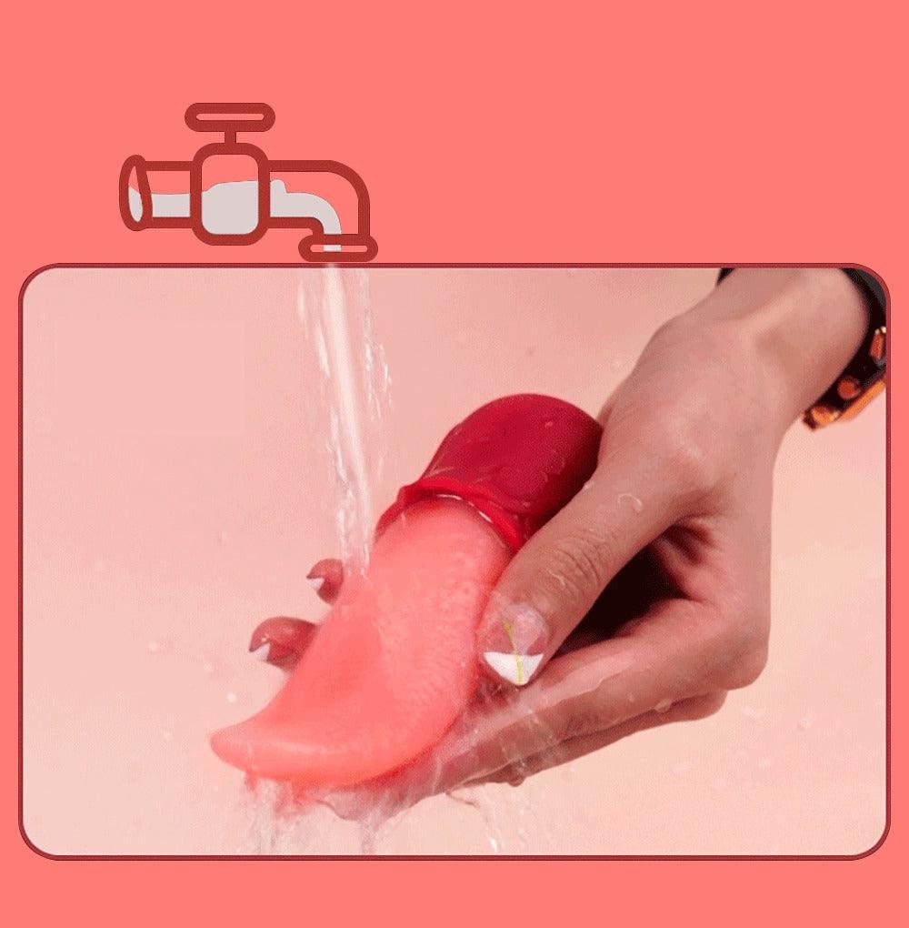 Lengua vibradora para clítoris, consolador con lengua para el clítoris, satisfyer con lengua - PARAIRAVENUS.COM