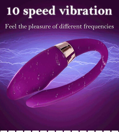 Vibrador de pareja con control remoto, consolador para parejas de doble estimulación con control remoto para parejas - PARAIRAVENUS.COM