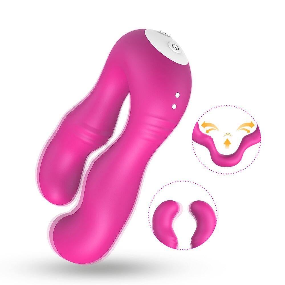 Consolador de doble penetración para mujer con mujer, vibrador de doble cabeza para parejas - PARAIRAVENUS.COM