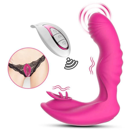 Bragas vibradoras con control remoto y estimulador del punto G, bragas vibradoras con mando y acariciador de clítoris - PARAIRAVENUS.COM