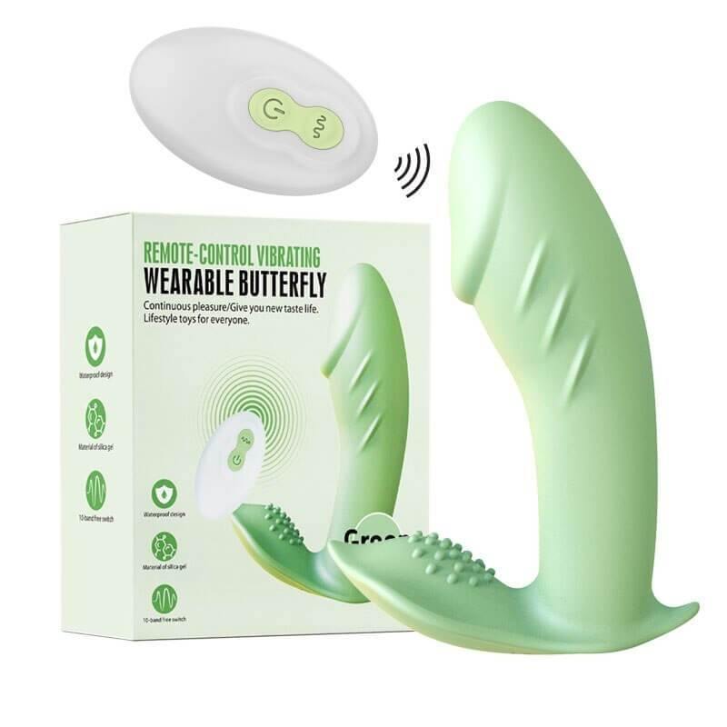 Vibrador consolador remoto inalámbrico para mujer con estimulador de clítoris - PARAIRAVENUS.COM