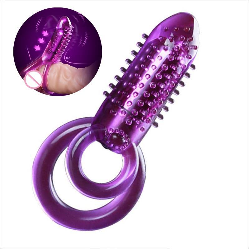 Anillo de pene retrasador de eyaculación, Anillos de pene con vibrador para clitoris - PARAIRAVENUS.COM