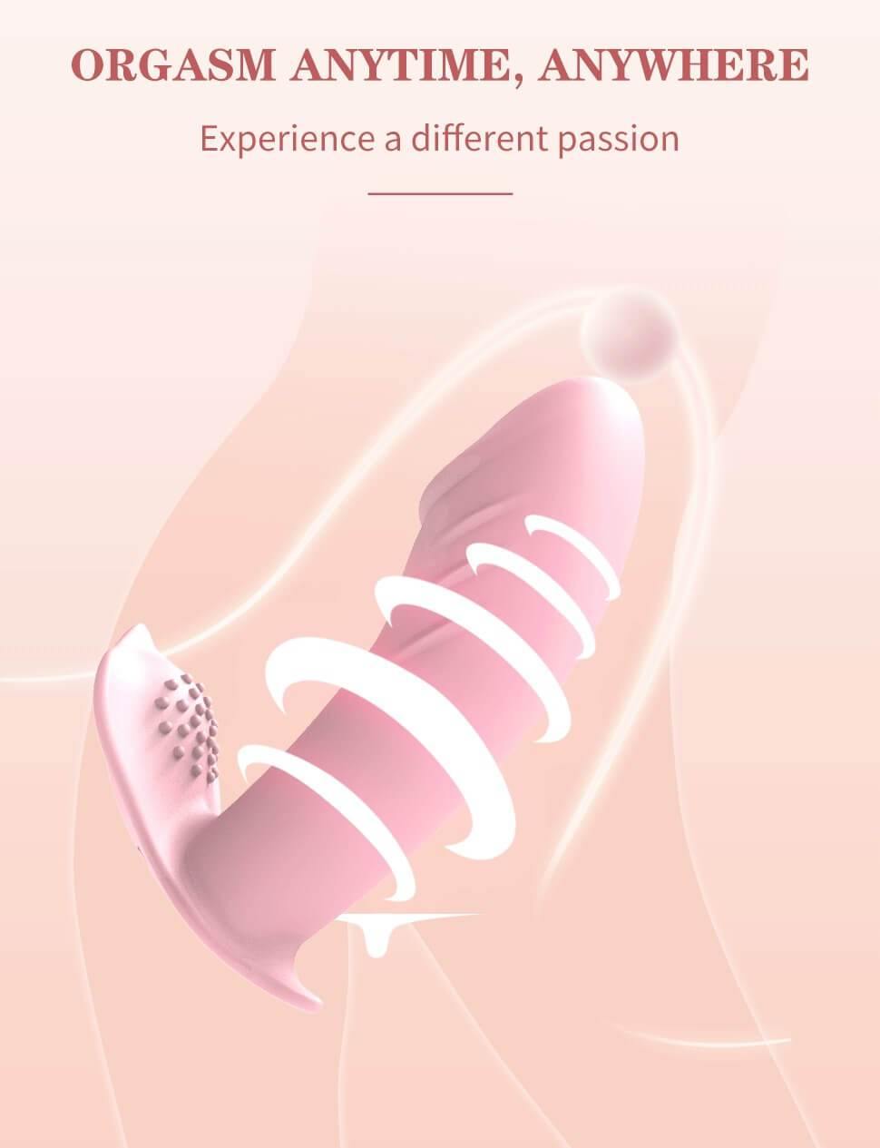 Vibrador consolador remoto inalámbrico para mujer con estimulador de clítoris - PARAIRAVENUS.COM