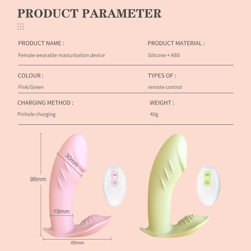 Vibrador consolador remoto inalámbrico para mujer con estimulador de clítoris - PARAIRAVENUS.COM