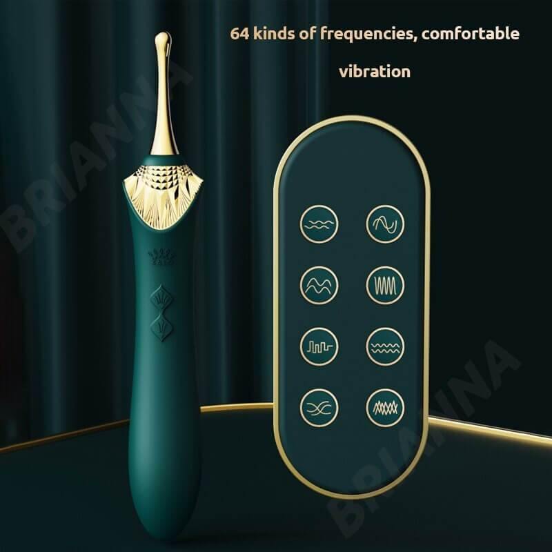 Vibrador para punto G de mujeres, estimulador de clítoris de silicona, masajeador retro de doble motor usb, juguetes sexuales para adultos - PARAIRAVENUS.COM