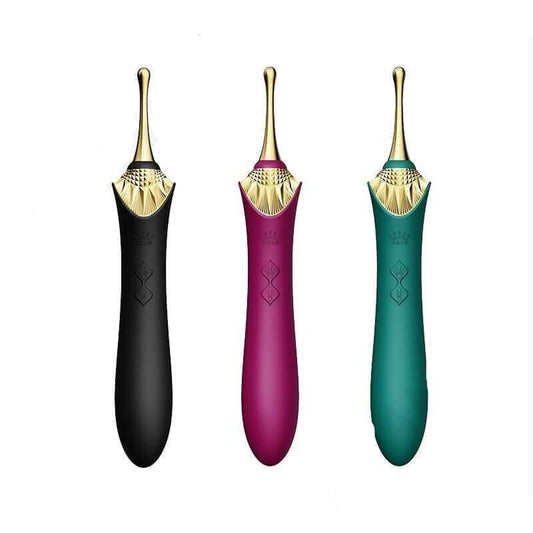 Vibrador para punto G de mujeres, estimulador de clítoris de silicona, masajeador retro de doble motor usb, juguetes sexuales para adultos - PARAIRAVENUS.COM